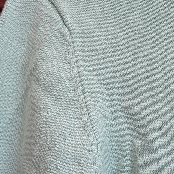 Women's Madison Grey Long Sleeve Turtleneck Knit Top MEDIUM Lime Green - Picture 9 of 11